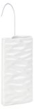 Merkloos Luchtbevochtiger radiator - Keramiek - 9 x 19,5 x 4 cm - Golfstructuur - Wit