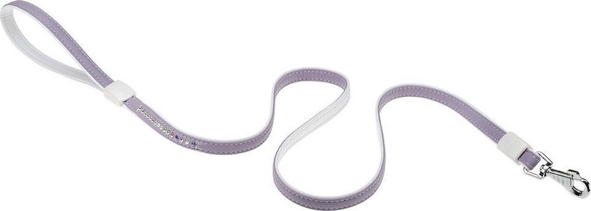 Ferplast Hondenriem Lux 12 Mm L 110 Cm Kunstleer Paars/wit