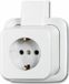 Busch-Jaeger BJ WCD 2300 EAPJW - Wandcontactdoos - 1-voudig - Wit - Randaarde