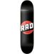 RAD Skateboard Deck Solid Logo (7.75" - Noir/Rouge)