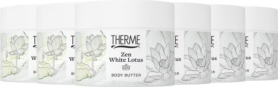 THERME Zen White Lotus Body Butter - 6 x 225 gr - Voordeelverpakking