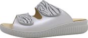 Belvida Chaussures femme Mule Blanc Loisir