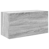 vidaXL Badkamerwandkast 60x25x40 cm bewerkt hout grijs sonoma eiken