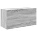 vidaXL Badkamerwandkast 60x25x40 cm bewerkt hout grijs sonoma eiken