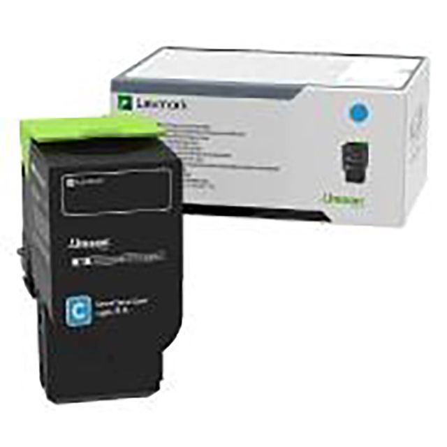 Lexmark 78C0X20 Cyaan Toner Cartridge | Extra High Yield | 5000 Pagina's