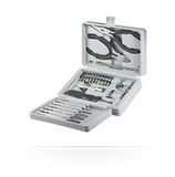 Fixpoint 77093 - Gereedschapskist - Zwart, Zilver