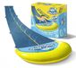 Tapis de glisse - Slip and slide - 10 mètre - Double piste - Raccordable au tuyau d'arrosage