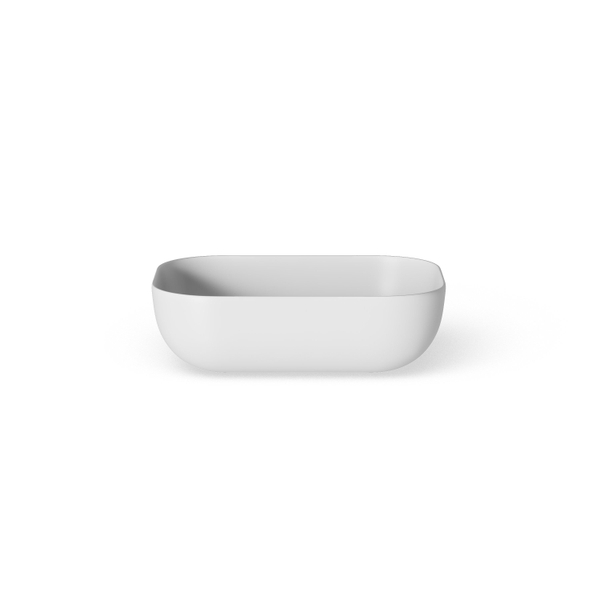 LoooX sink collection opzet waskom rechthoekig 45x32,5cm matt white WWK4532MW