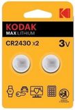 Kodak CR2430 Knoopcel batterijen 2 stuks