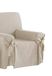 Estoralis Beret Bankovertrek, modern design, jacquardstof, linnen, voor fauteuil of relax, 1-zits, stofmaat (80 tot 110 cm), overtrek voor alle soorten banken