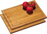 Kesper Planche à découper - Bambou Bois - 2 pièces - 28 x 38 cm
