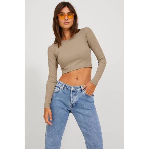 JJXX crop top JXFELINE beige