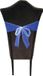 PartyDeco Tule stof op rol - 3x - donkerblauw - 30cm x 9meter - Organza/mesh decoratie stoffen