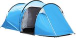 Outsunny tente de camping tente tunnel 3 personnes - Bleu clair