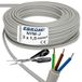 NYM-J 3 x 1,5 mm² mantelkabel installatiekabel grijs