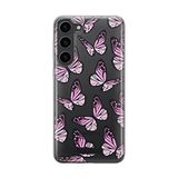 ERT GROUP mobiel telefoonhoesje voor Samsung S23 origineel en officieel erkend Babaco patroon Butterflies 002