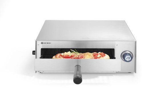 Hendi Pizzaoven Professional RVS - 48x42x(H)19,5cm - 230V / 1300W