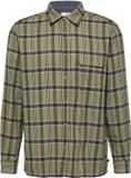 s.Oliver Chemise à carreaux à manches longues et col Kent - Regular Fit - Vert olive - M
