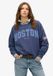 Superdry Athletic Essentials relaxed sweatshirt met ronde hals voor dames in mariner navy