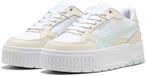 Puma Karmen II Idol Sneakers Dames Wit/Beige/Lichtblauw