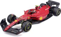 Bburago Ferrari F1-75 Scuderia Ferrari #55 Carlos Sainz 2022 1:18 Diecast Model Car