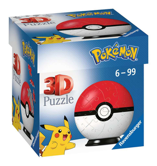 Ravensburger 3D Pokémon Pokéball Puzzle - 54 Pieces - 6+ Years