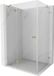 Mexen Lunar cabine de douche articulée gauche 100 x 90 cm, transparent, or