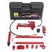 Hydraulische cilinder bouwset, draagbare hydraulische krik, 4/10/12 t | Autocarrosserie-reparatieset met opbergkoffer voor autoreparatie, framereparatie, werkplaats, landbouw