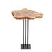 Ambientehome, bijzettafel, hout, naturel, 60 x 60 x 76 cm