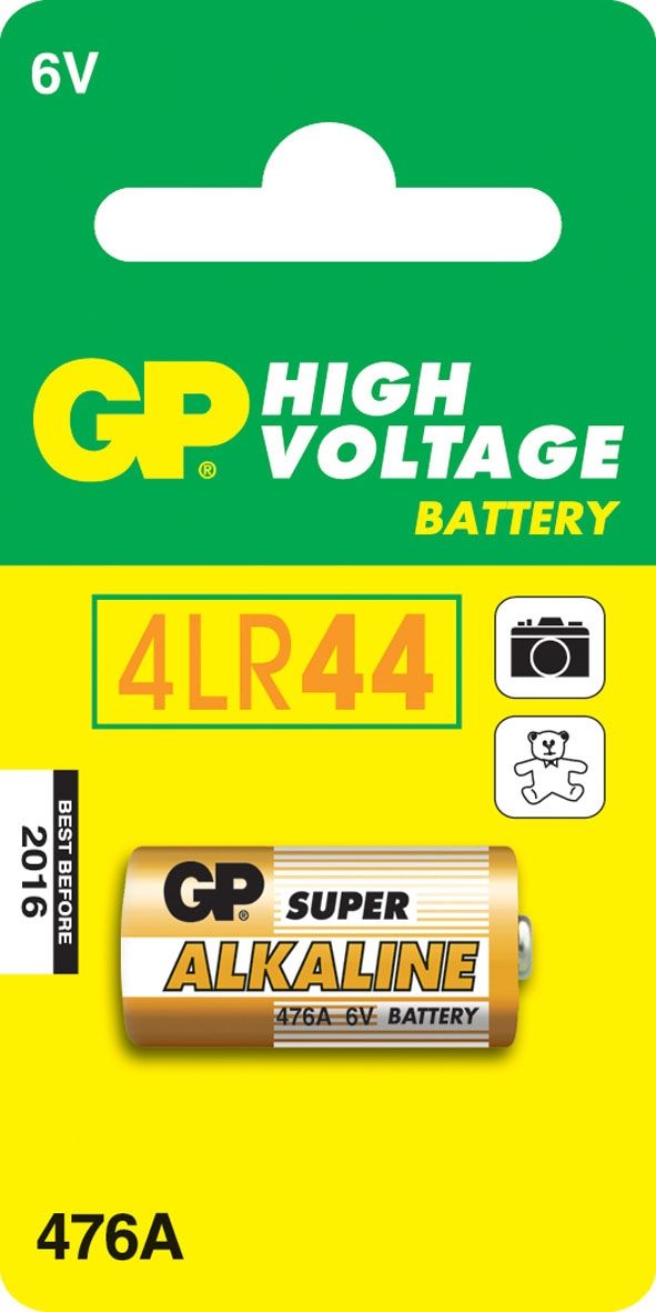 GP Batteries High Voltage 476A - Huishoudelijke batterij - Alkaline - 6V - Blister