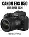 CANON EOS R50 USER GUIDE 2026