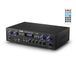 Donner 4-kanaals audio-versterker, Bluetooth 5.0, audio-vermogensversterker, 440 W hifi-versterker met USB, SD, FM, echo 2 microfooningangen, RCA, LED, voor studio, thuis, MAMP5