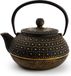 Salt&Pepper My Tea Theepot - 80cl - Zwart/Goud - Gietijzer - Inclusief Thee-filter