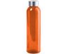 Merkloos / Sans marque AQUAMAN Waterfles/drinkfles - Glas - Oranje - met RVS dop - 500 ml