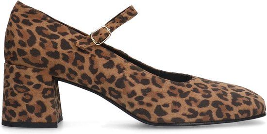 Manfield - Dames - Panterprint Mary Jane pumps - Maat 38