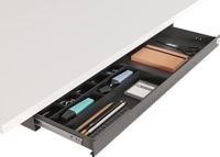 Worktrainer Under Desk Drawer Stalen documentenlade bureaulade ondertafellade Pennenlade 74 x 25 cm