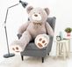 Dear Bear Knuffel Amigo Grijs 160cm