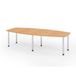 Hammerbacher table de réunion ton 6 pieds - 220x130 cm