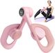 Wan GmbH Entraîneur de cuisses - Exercice du plancher pelvien - Fitness à domicile - Rotation à 360 degrés - 21 x 12 x 11 cm - Rose