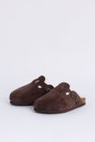America Today Clog Sloffen Viv Dames Taupe Synthetisch Imitatiebont 38/39