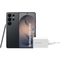 Samsung Galaxy S26 Ultra 1TB Zwart 5G + BlueBuilt Oplader 65 Watt Wit