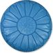Poufs&Pillows Poef Rond - Turquoise - Poef Leer - Handgemaakt en uniek - Gevuld geleverd