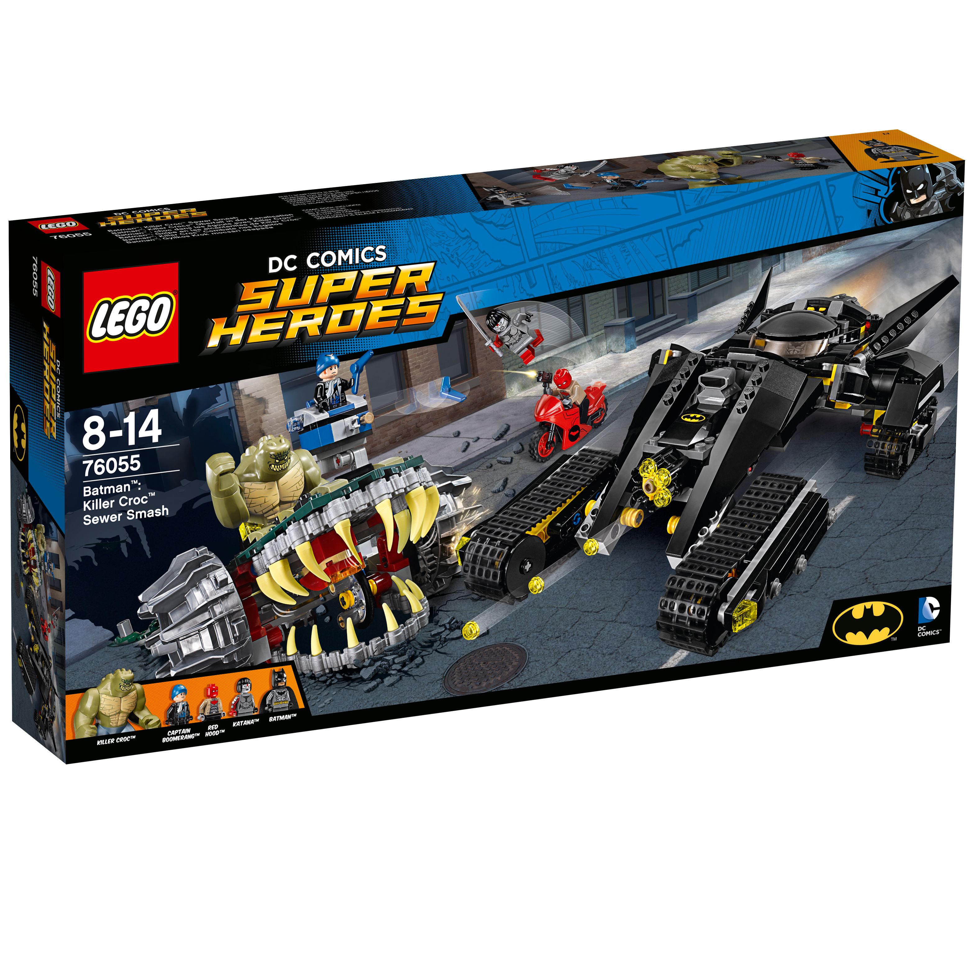 LEGO DC Comics Super Heroes Batman: Killer Croc rioolravage 76055