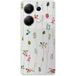 Montee de fleurs Bedrukt siliconen hoesje compatibel met Xiaomi Redmi Note 13 Pro 4G