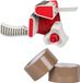 Benson Tape dispenser/houder - kunststof - incl. 2 rollen verpakkingstape