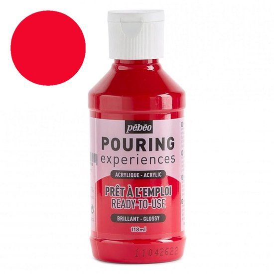 Pebeo Pouring Experiences Acrylverf 118ml - Magenta Rood