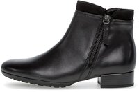 Gabor Dames Zwart Lederen Enkellaarzen - Maat 37 - Herfst/Winter 2025
