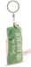 NICI Sleutelhanger mini pluche kussen "Sowas von Urlaubreif" 8cm met bel