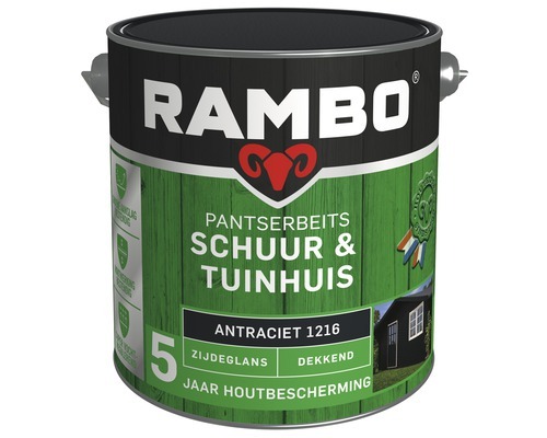 Rambo Pantserbeits Schuur & Tuinhuis Zijdeglans Dekkend