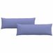vidaXL - Zitkussens - 2 stuks - Stof - Jeans Blauw - 120 x 40 cm
